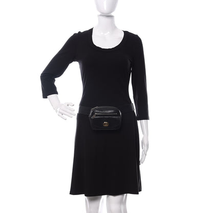 Gucci Fluffy Calfskin Mini Morpheus Belt Bag 90 36 Black 2 of 11