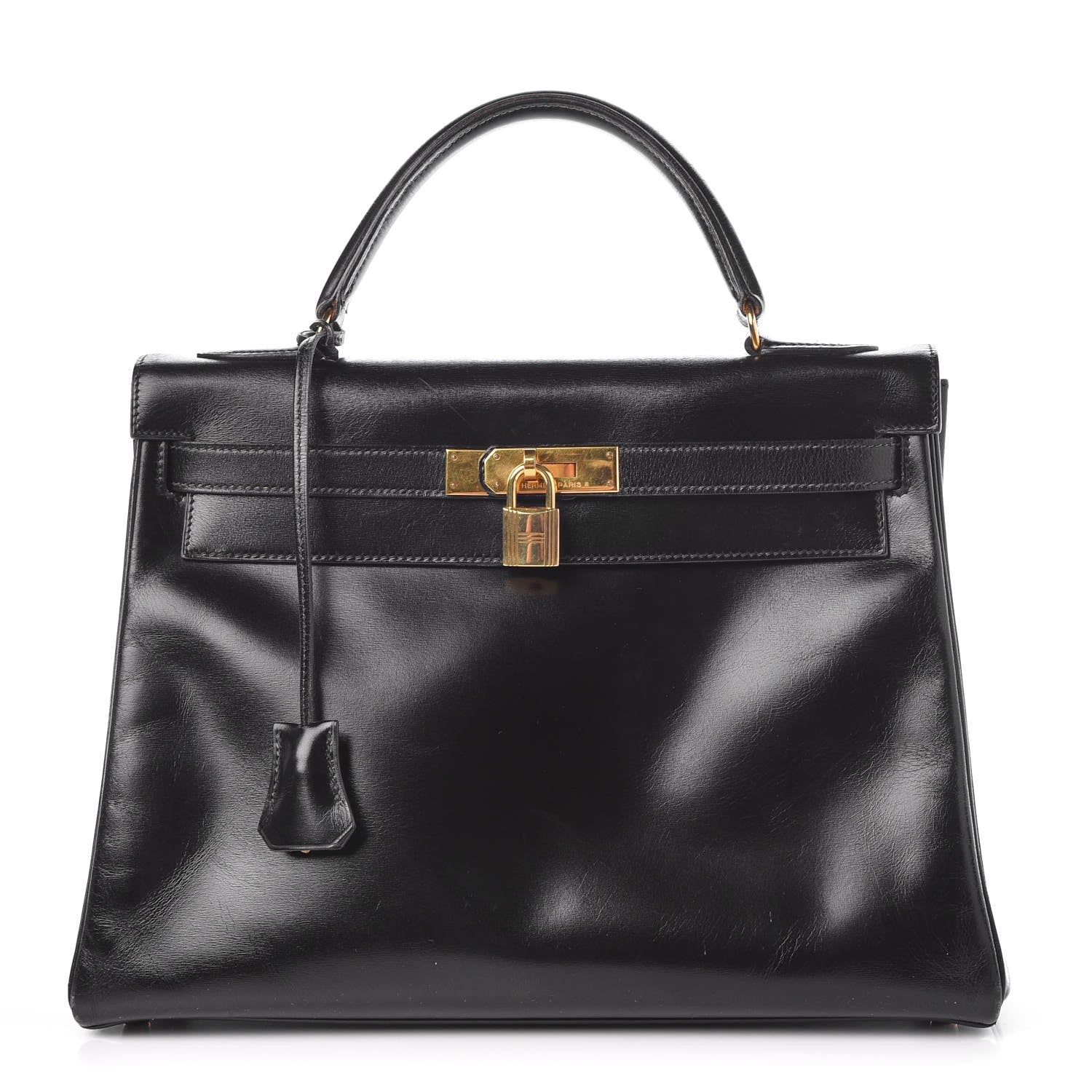 Hermes Box Kelly Retourne 32 Black 1 of 47