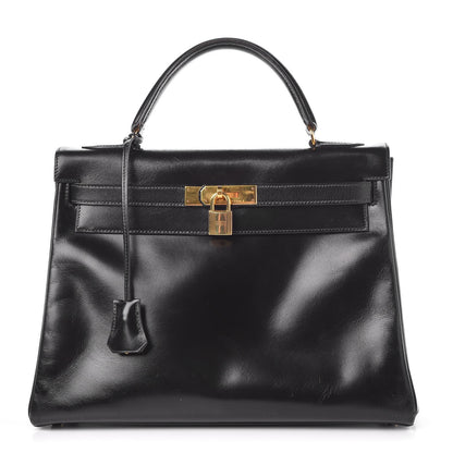 Hermes Box Kelly Retourne 32 Black 1 of 47