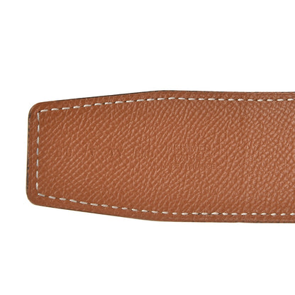 Hermes Epsom 42mm Constance 2 H Belt 80 Gold Black 3 of 8