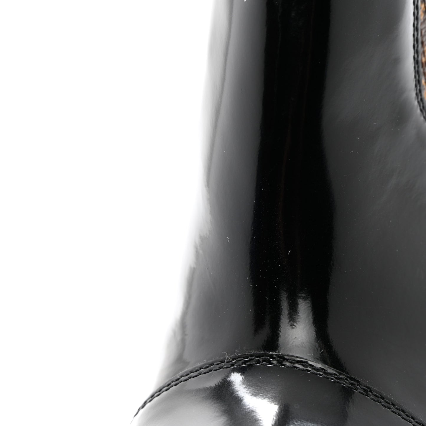 Patent Nano Monogram Ankle Star Trail Boots 36 Black