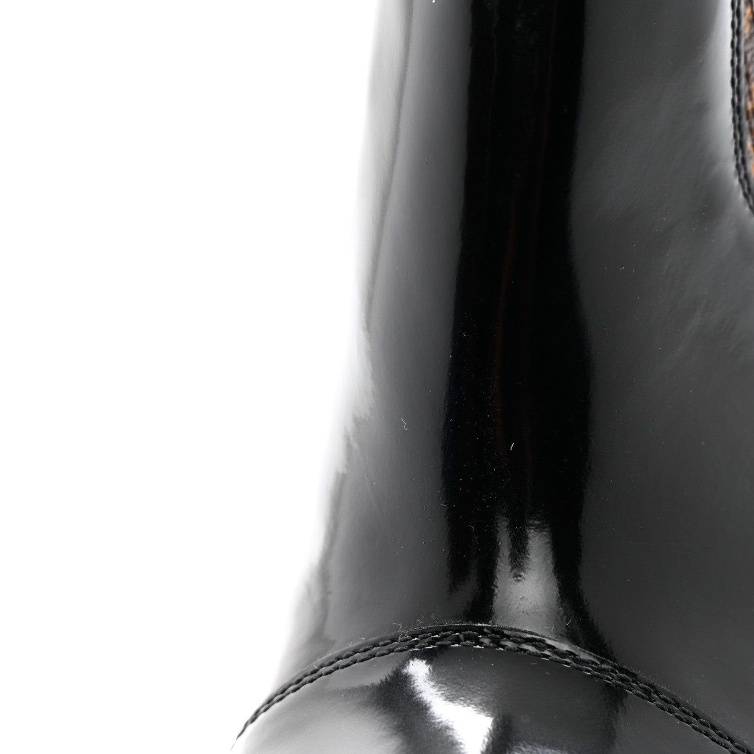 Louis Vuitton Patent Nano Monogram Ankle Star Trail Boots 36 Black 11 of 16