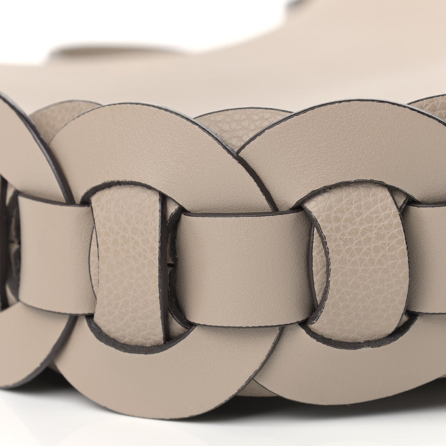 Small Grain Smooth Calfskin Medium Darryl Hobo Motty Grey