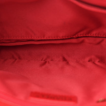 Chanel Lambskin Quilted Large Now and Forever Flap Red 5 of 14