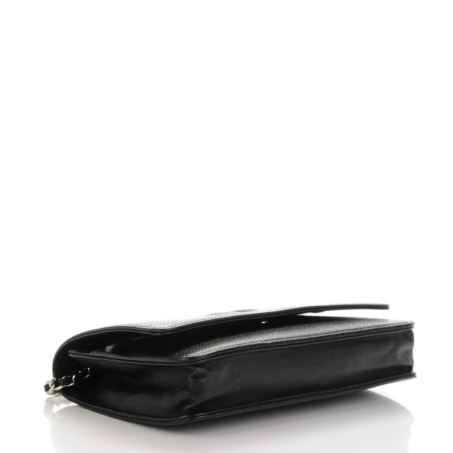 Chanel Caviar Timeless CC Wallet On Chain WOC Black 3 of 8
