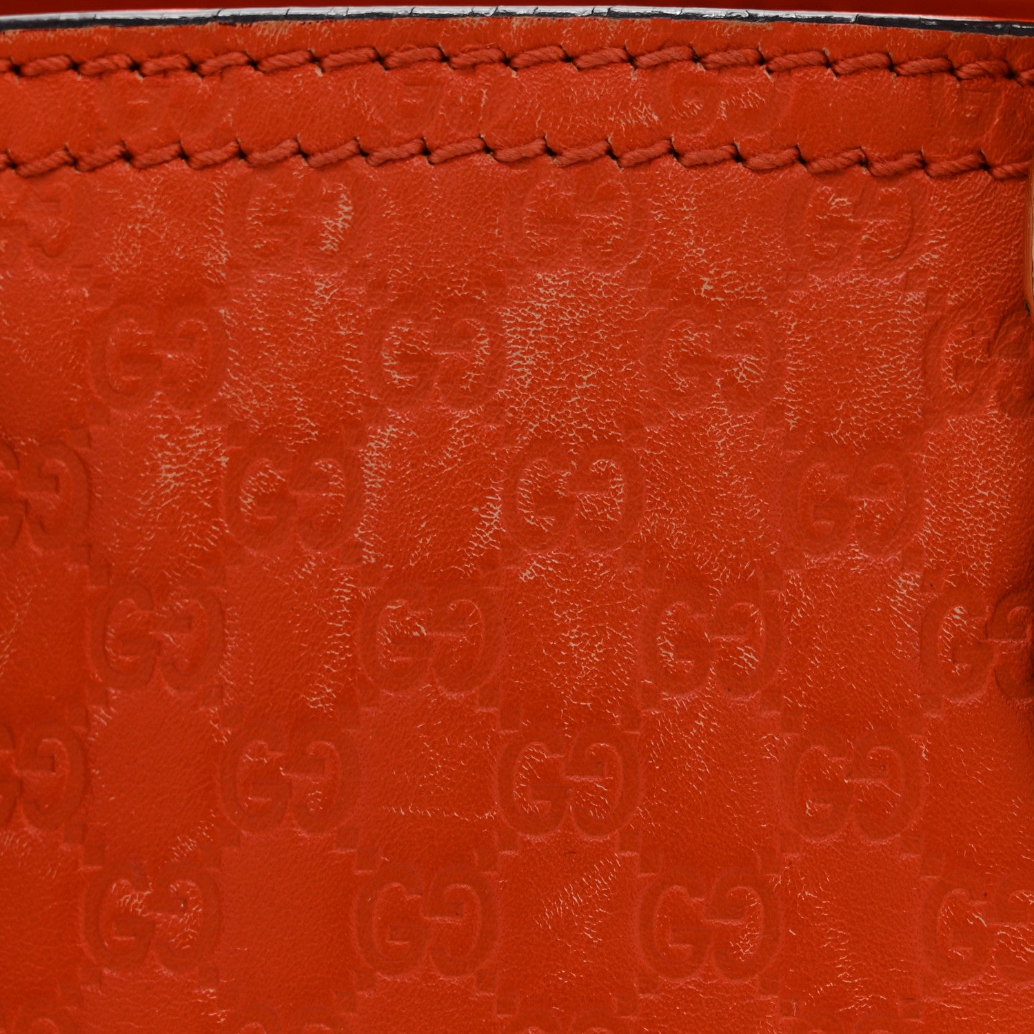 Gucci Microguccissima Small Bree Tote Sun Orange 13 of 20