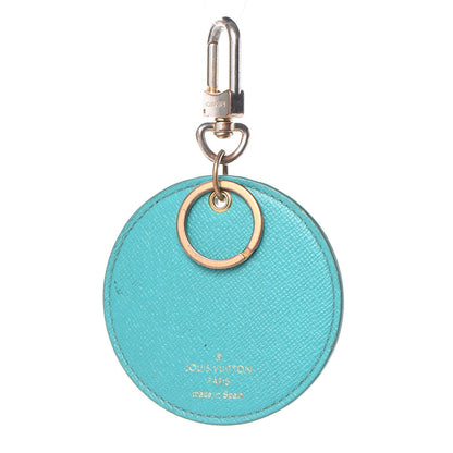 Louis Vuitton Monogram Illustre V Bag Charm Key Ring Turquoise 2 of 4