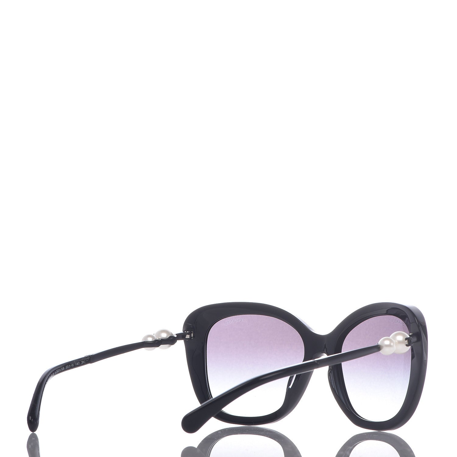 Chanel Pearl Sunglasses 5339-H-A Black 4 of 8