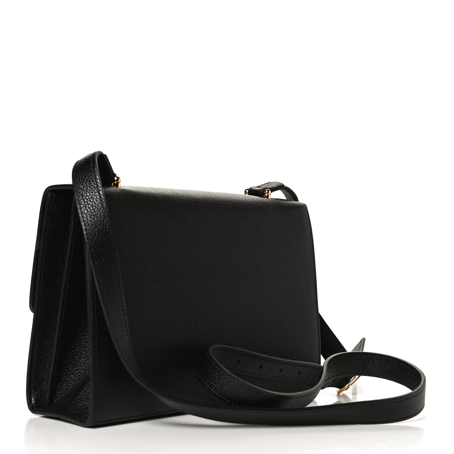 Gucci Grainy Calfskin Small Zumi Shoulder Bag Black 3 of 13