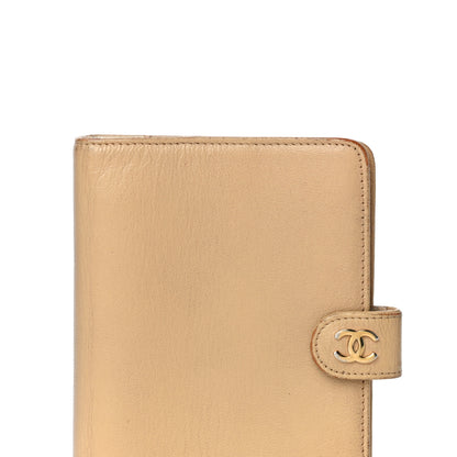 Chanel Goatskin Small Ring Agenda Planner Beige 7 of 22