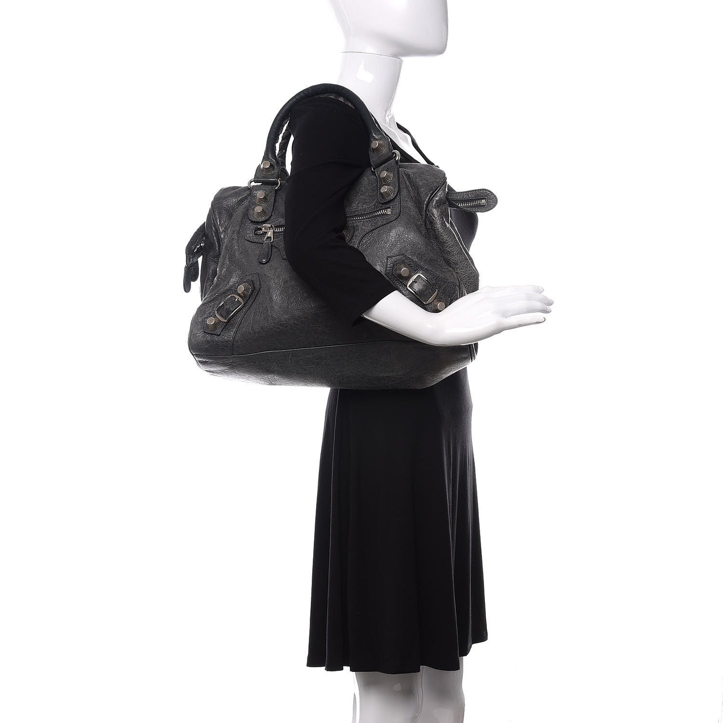Agneau Giant 21 Silver Hardware Mid Day Anthracite