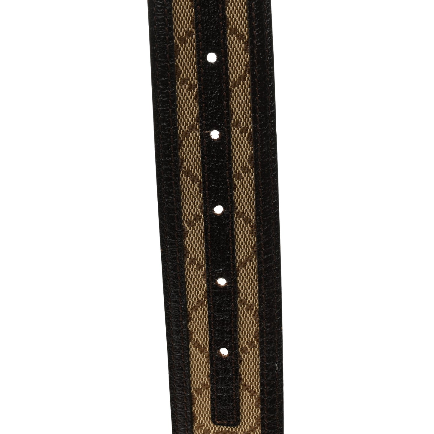 Monogram Interlocking G Belt 85 34 Dark Brown