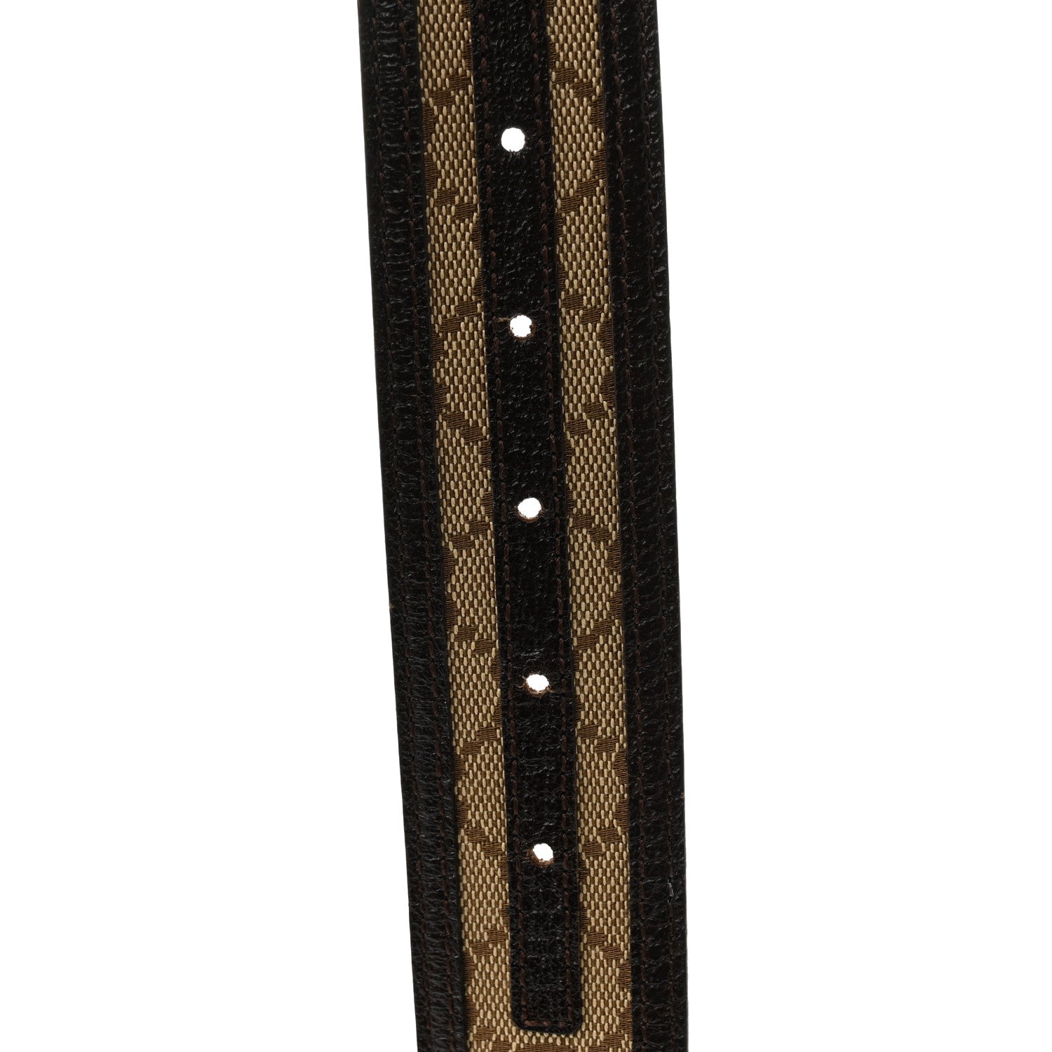 Gucci Monogram Interlocking G Belt 85 34 Dark Brown 5 of 5