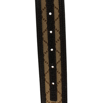 Gucci Monogram Interlocking G Belt 85 34 Dark Brown 5 of 5