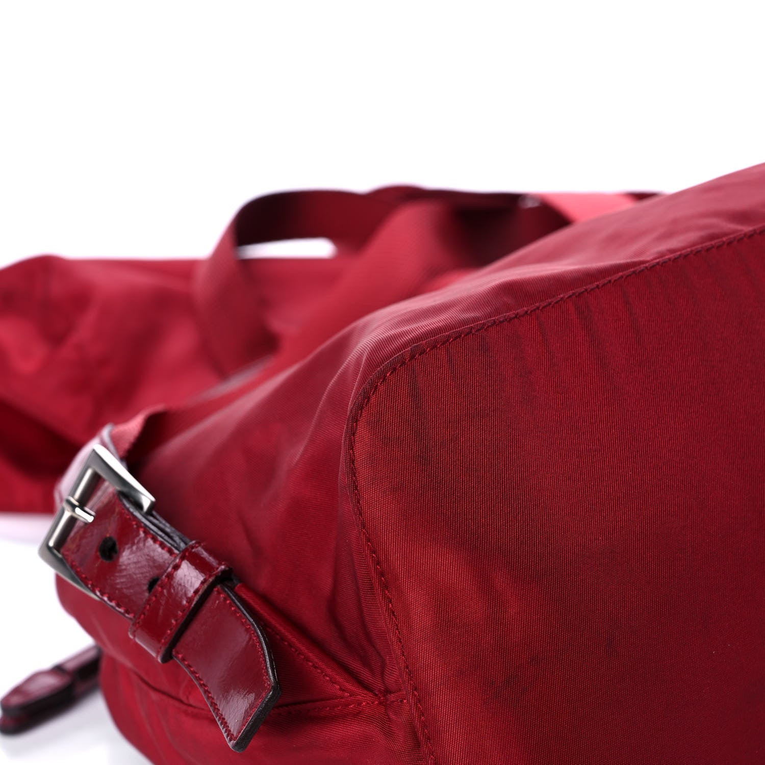 Prada Tessuto Nylon Vela Medium Backpack Cerise 10 of 12
