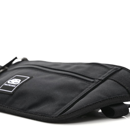 Balenciaga Sustainable Casual Nylon Weekend Belt Wallet Black 9 of 9