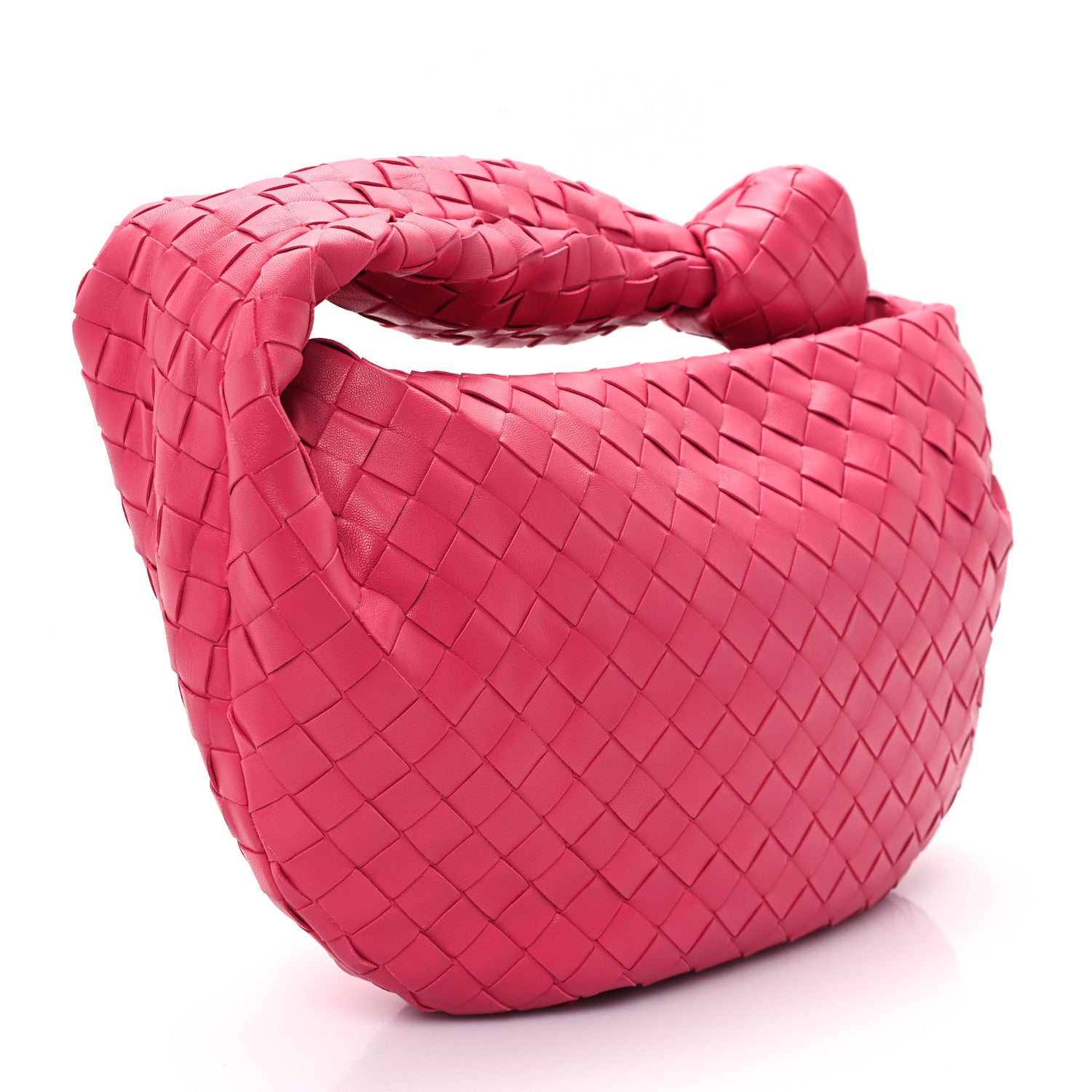 Bottega Veneta Nappa Intrecciato Teen Jodie Hobo Cranberry 2 of 11