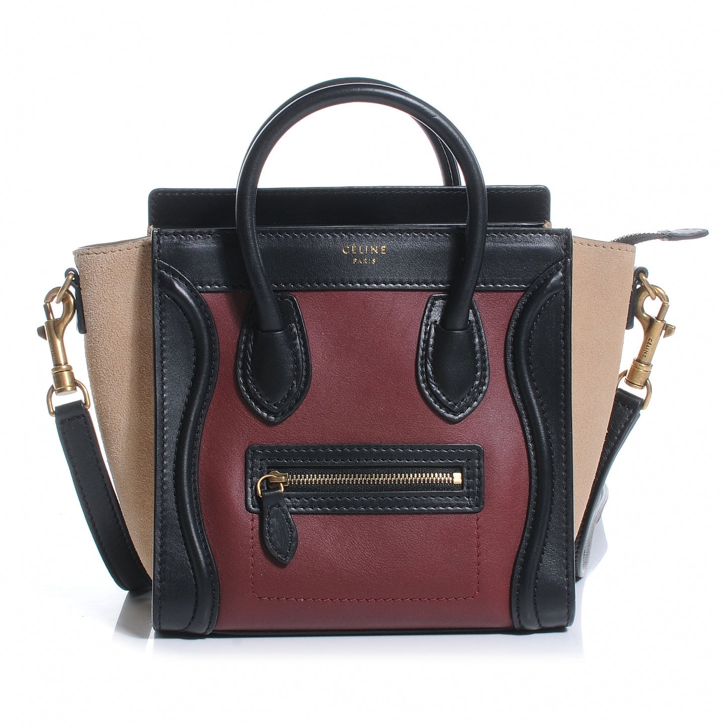 Smooth Calfskin Nano Tri-Color Luggage
