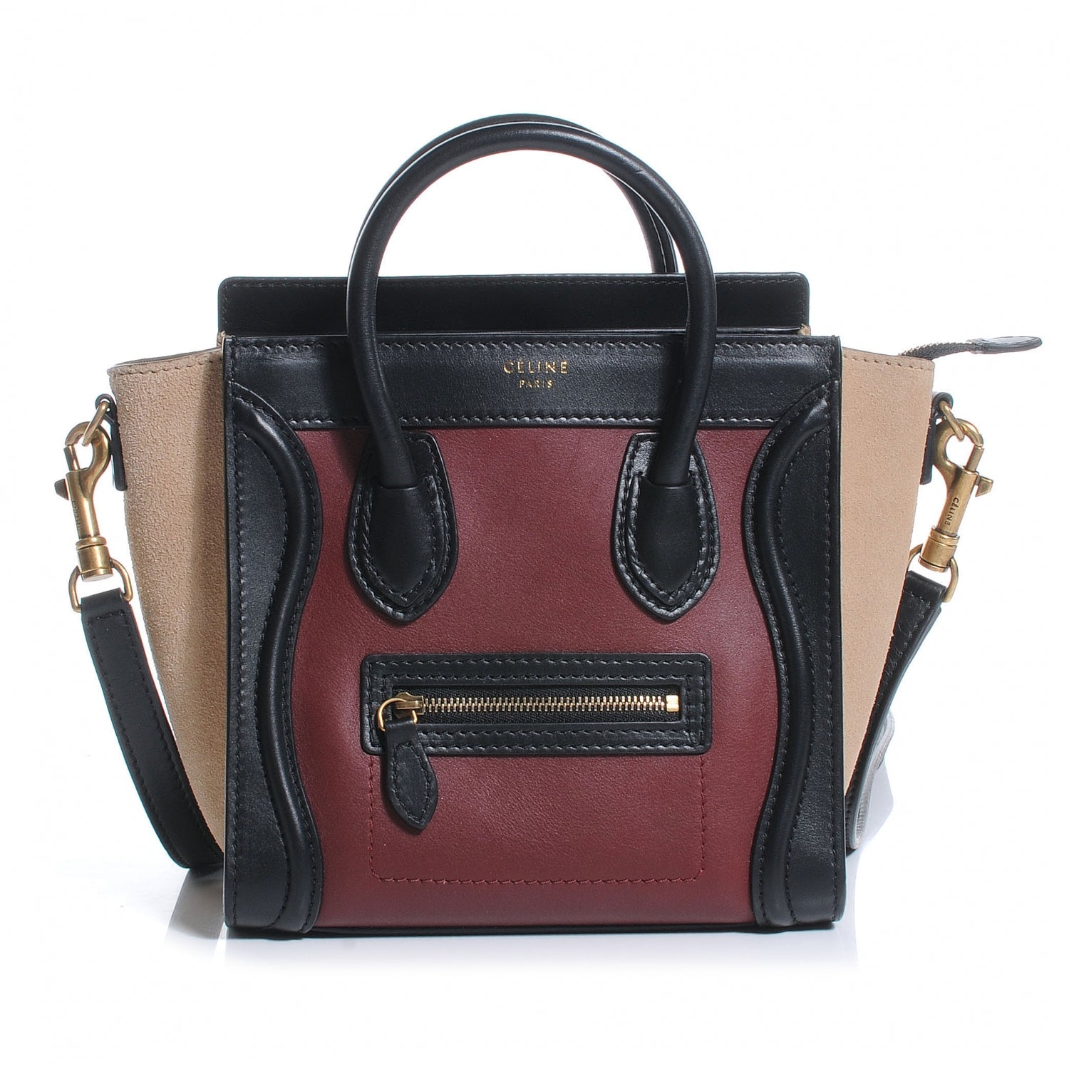 Celine Smooth Calfskin Nano Tri-Color Luggage 1 of 8