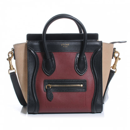 Celine Smooth Calfskin Nano Tri-Color Luggage 1 of 8