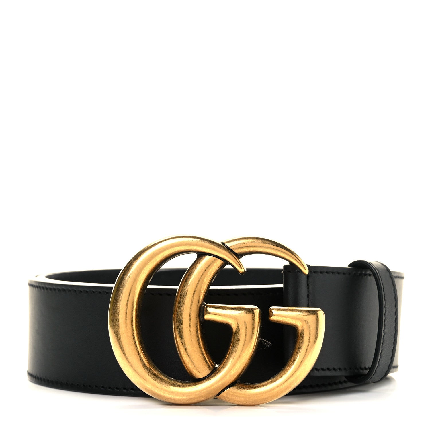 Gucci Calfskin Double G 40mm Belt 95 38 Black 1 of 5