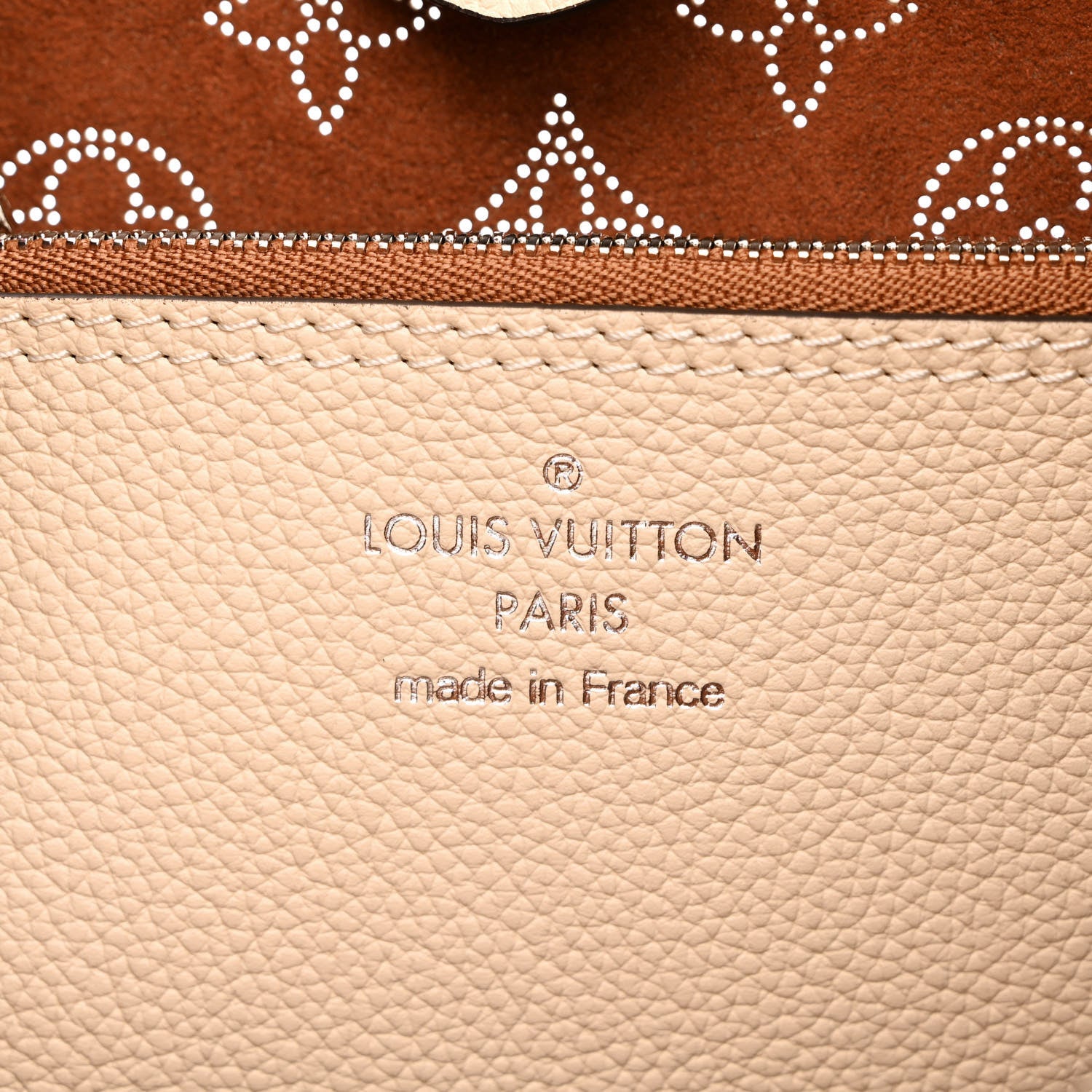 Louis Vuitton Mahina Carmel Hobo Creme 6 of 9