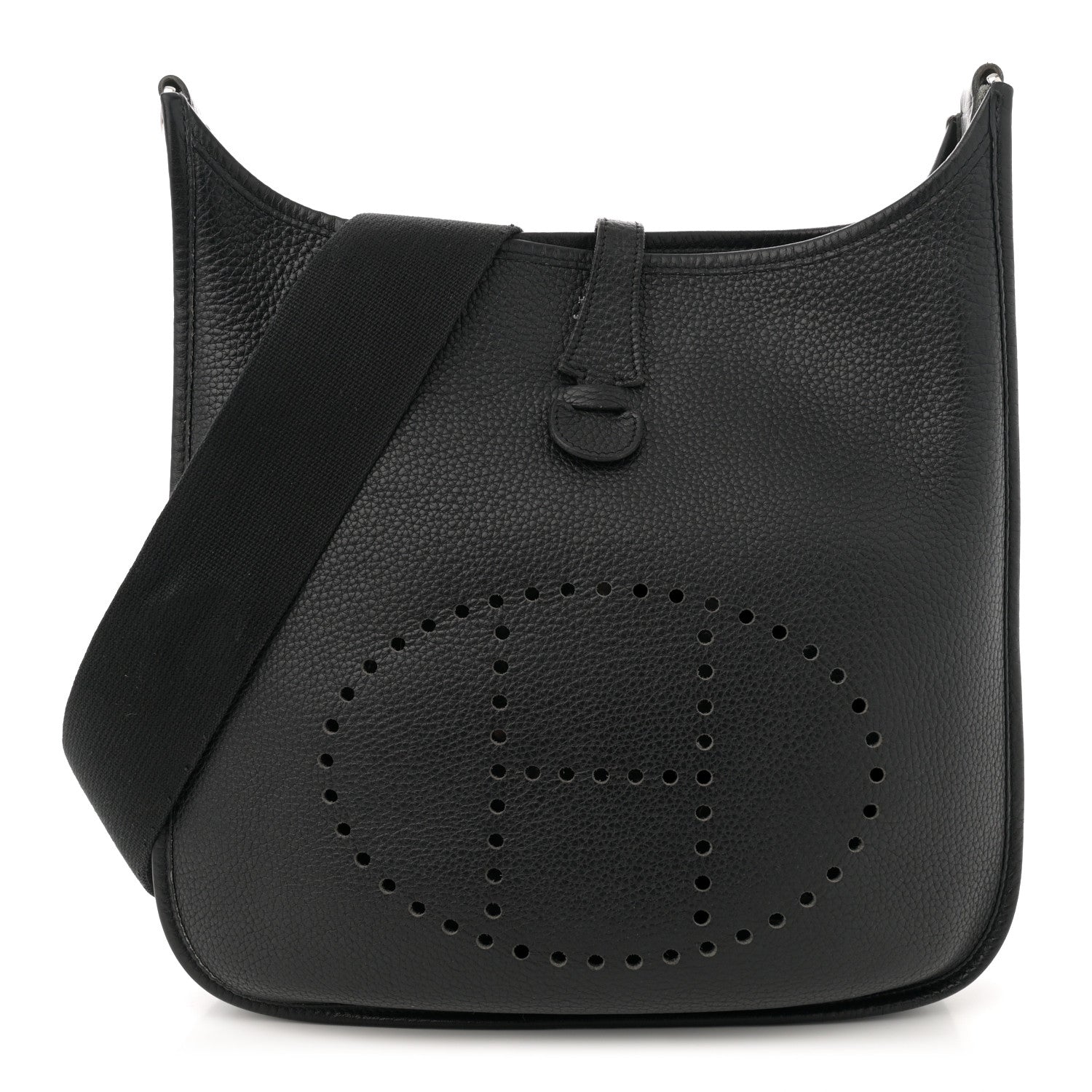 Hermes Taurillon Clemence Evelyne II PM Black 1 of 13