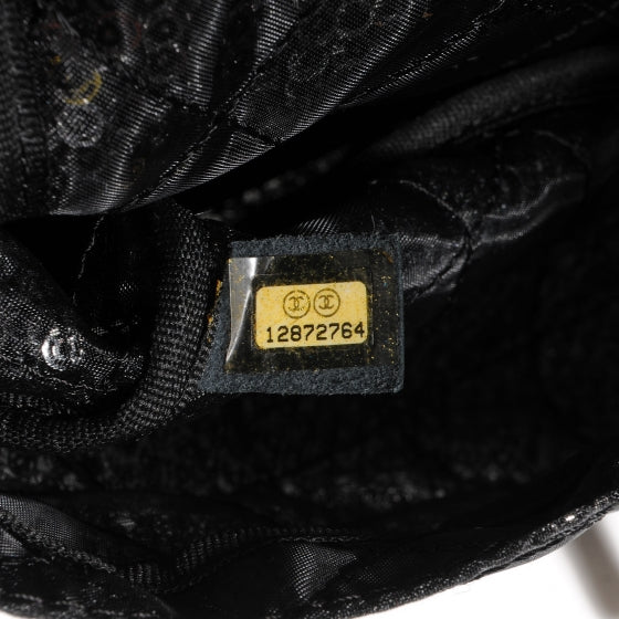 Chanel Hidden Sequin Maxi Flap Black 7 of 8