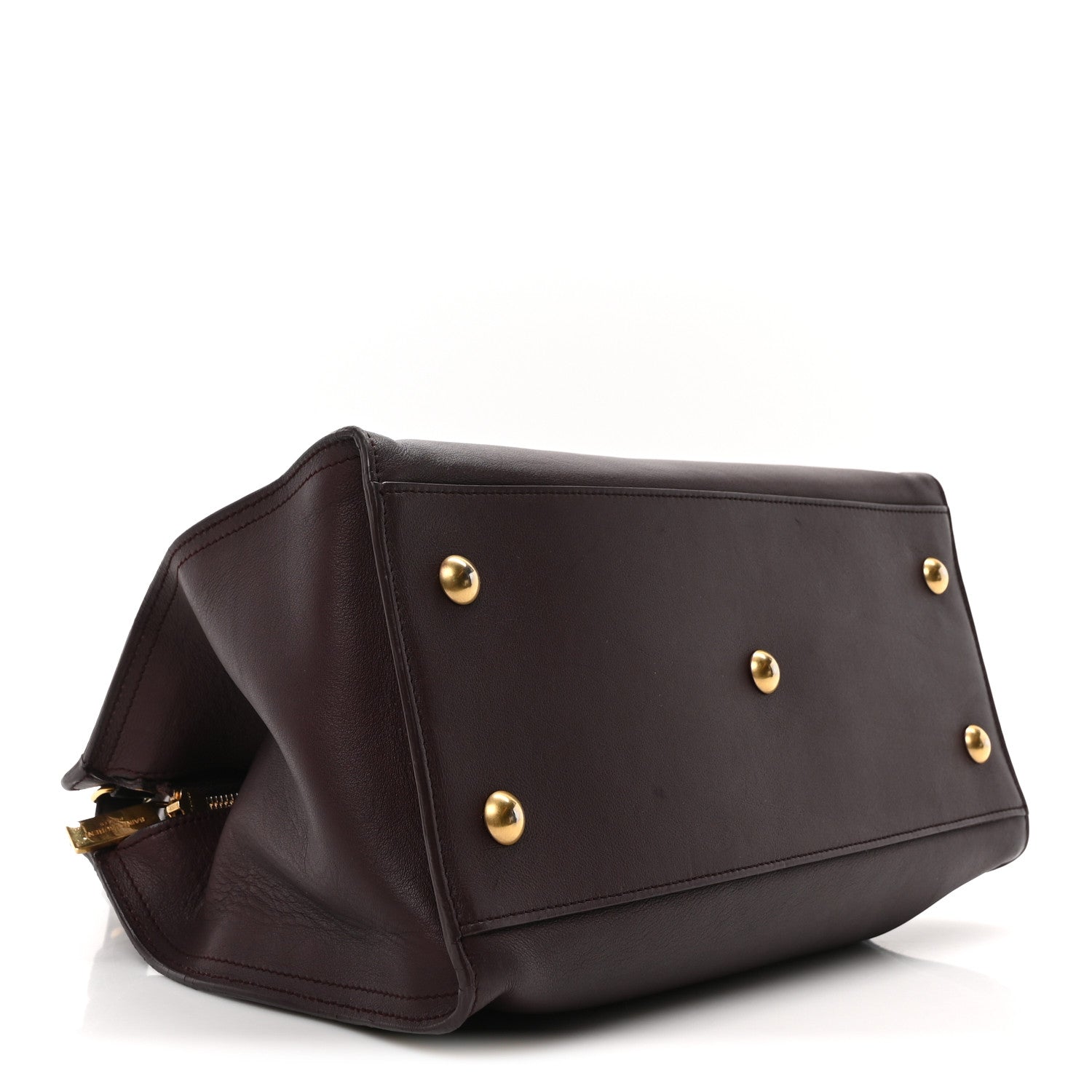 Saint Laurent Calfskin Small Classic Y Cabas Bordeaux 4 of 9