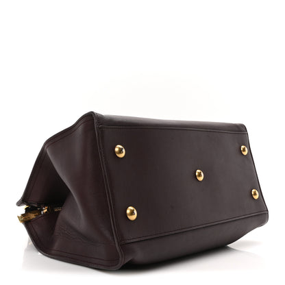 Saint Laurent Calfskin Small Classic Y Cabas Bordeaux 4 of 9