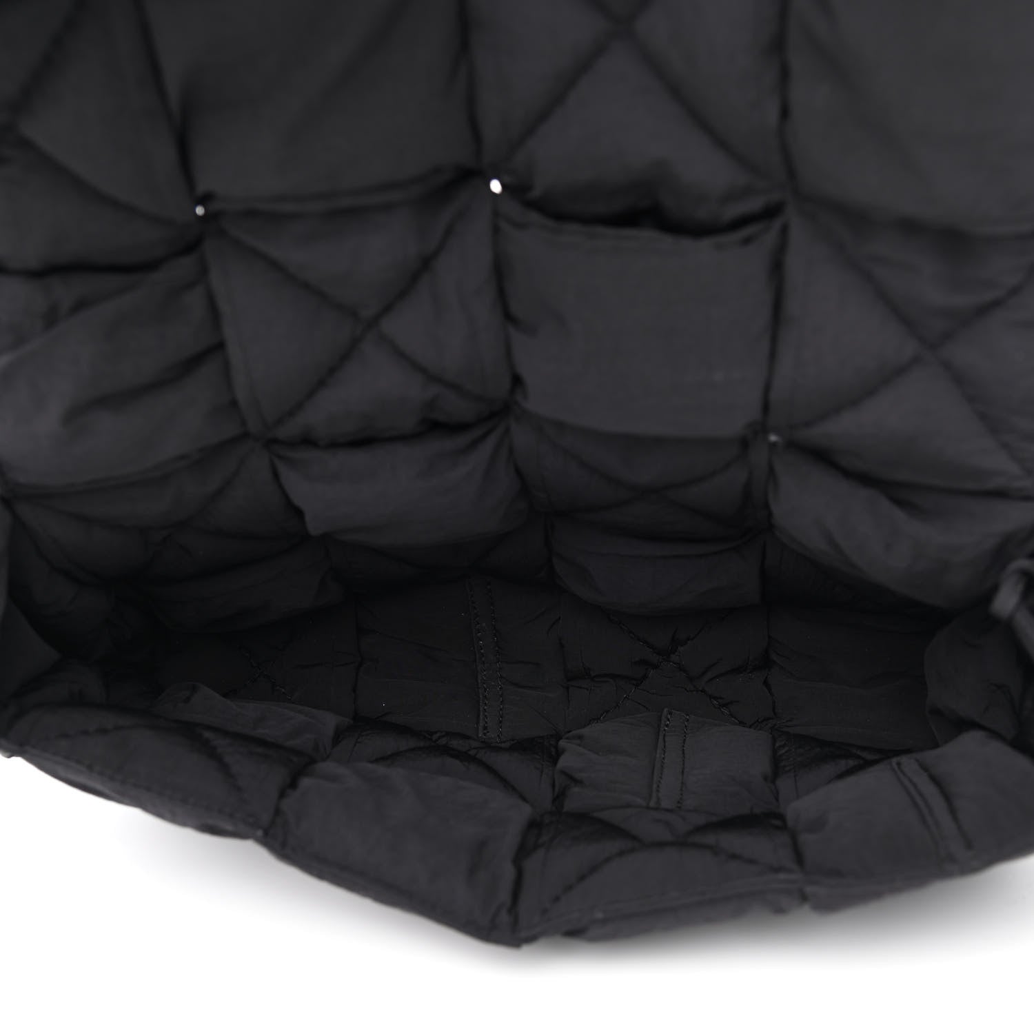 Bottega Veneta Nylon Intrecciato Padded Tech Cassette Bag Black 6 of 11
