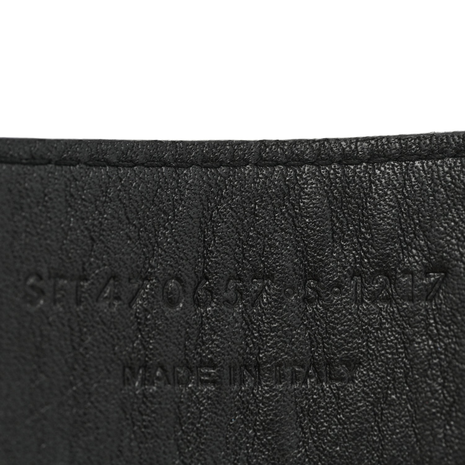 Saint Laurent Calfskin Monogram Bracelet Black 5 of 7
