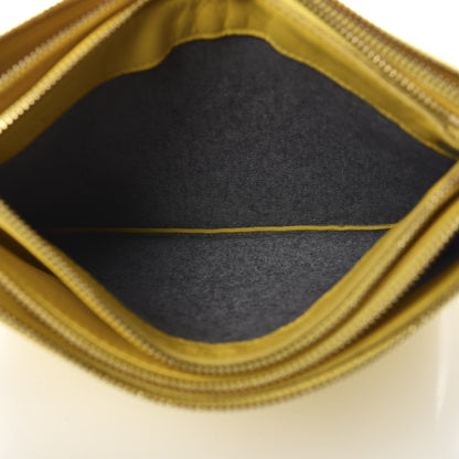 Celine Lambskin Large Trio Crossbody Bag Sun Yellow 6 of 11