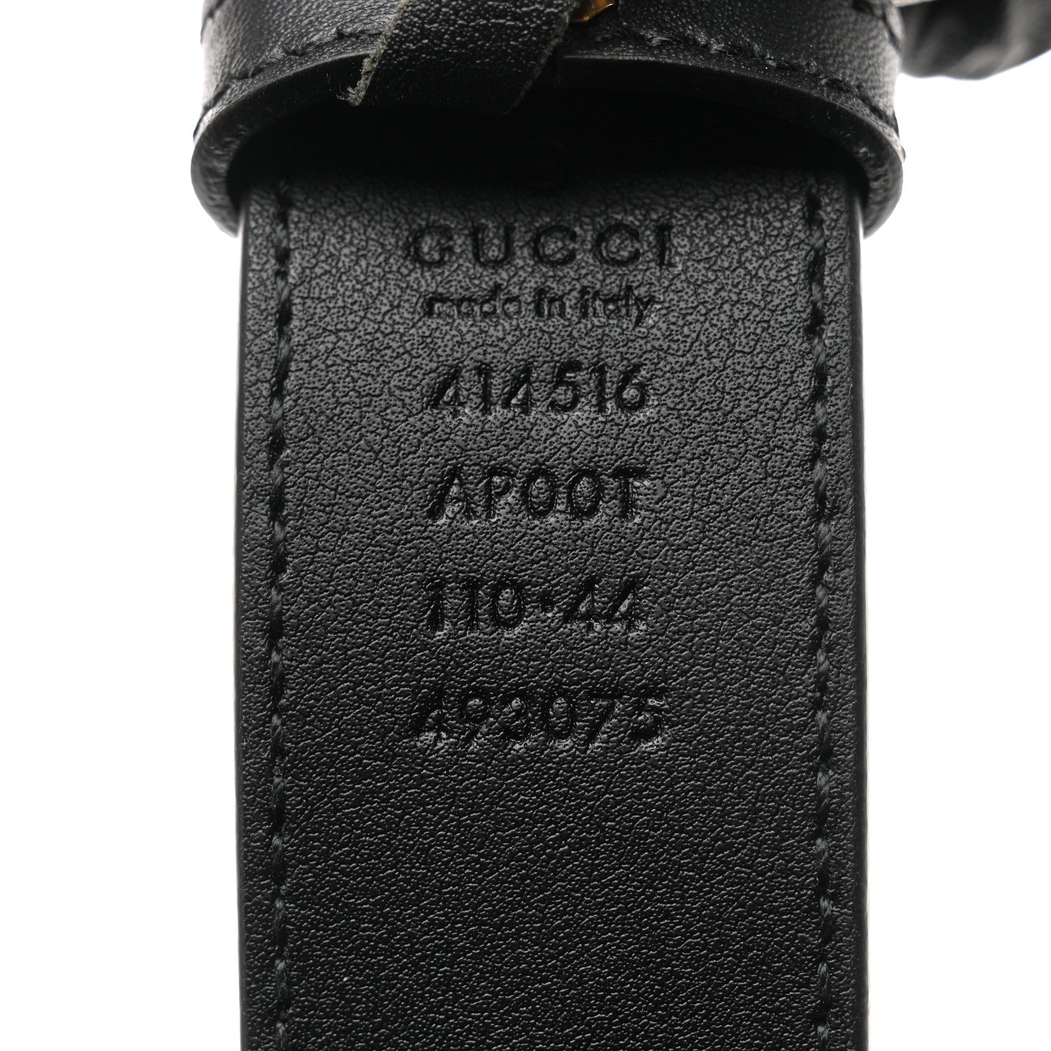 Gucci Moon Calfskin Double G 30mm Belt 110 44 Black 3 of 7