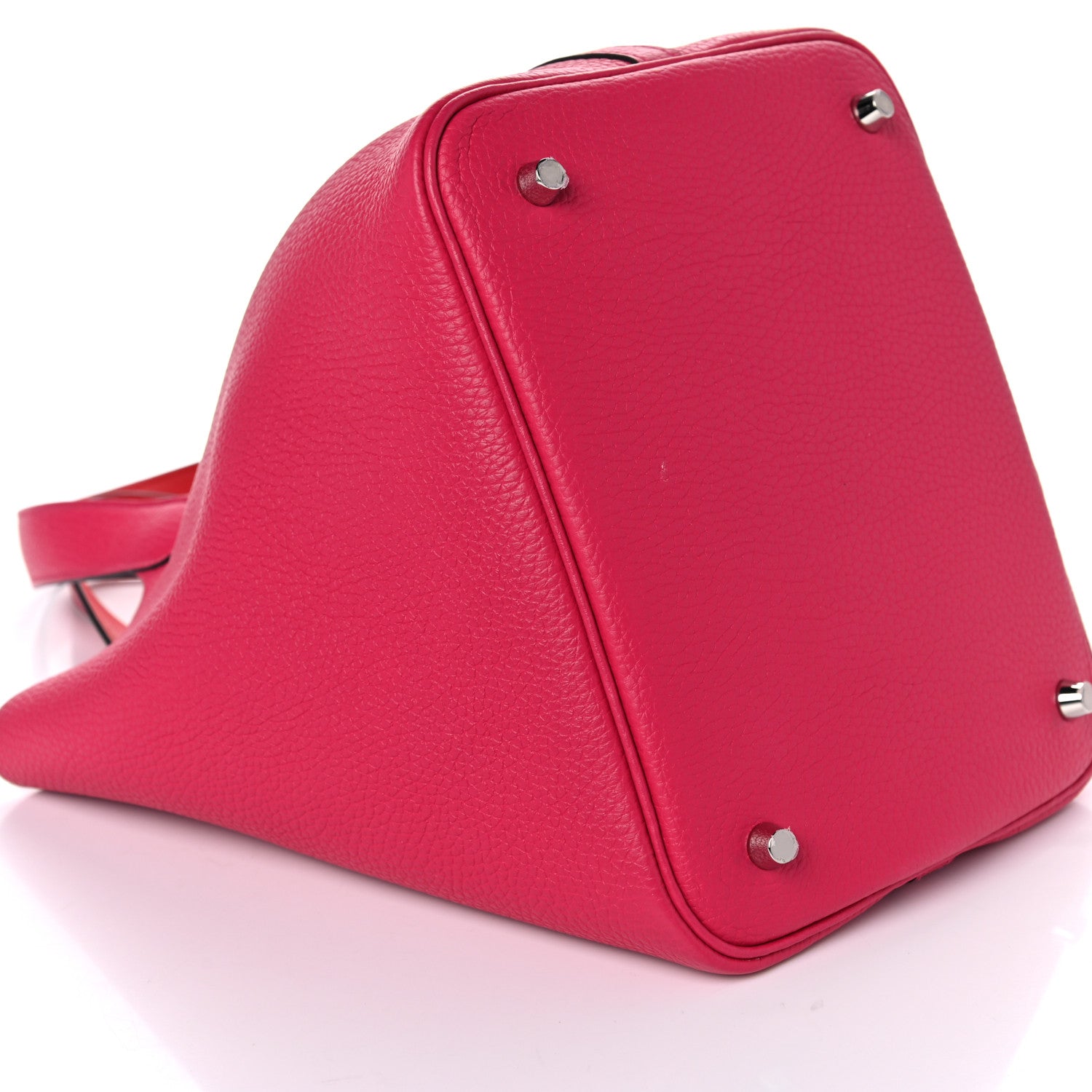 Hermes Taurillon Clemence Picotin Lock 22 MM Rose Mexico 8 of 11