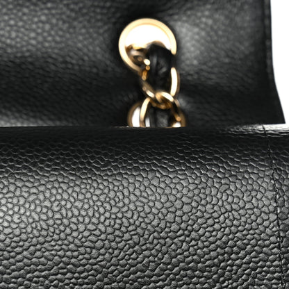 Chanel Caviar Quilted Maxi Double Flap Black 12 of 12