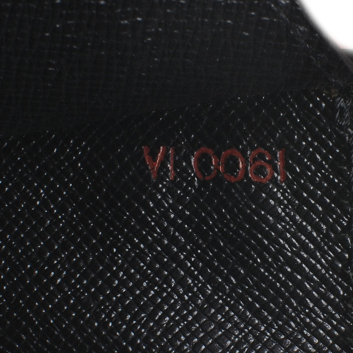 Epi Pochette Sellier Dragonne Black