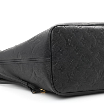 Louis Vuitton Empreinte Monogram Giant Neverfull MM Black 10 of 11