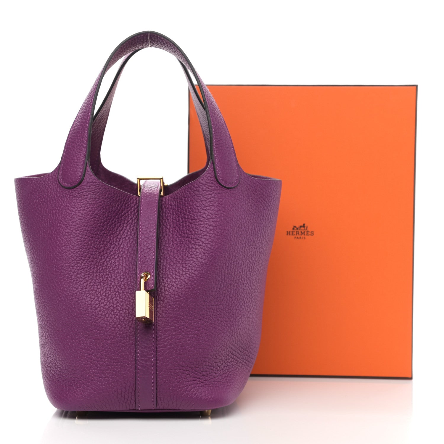 Hermes Taurillon Clemence Picotin Lock 18 PM Anemone 12 of 12