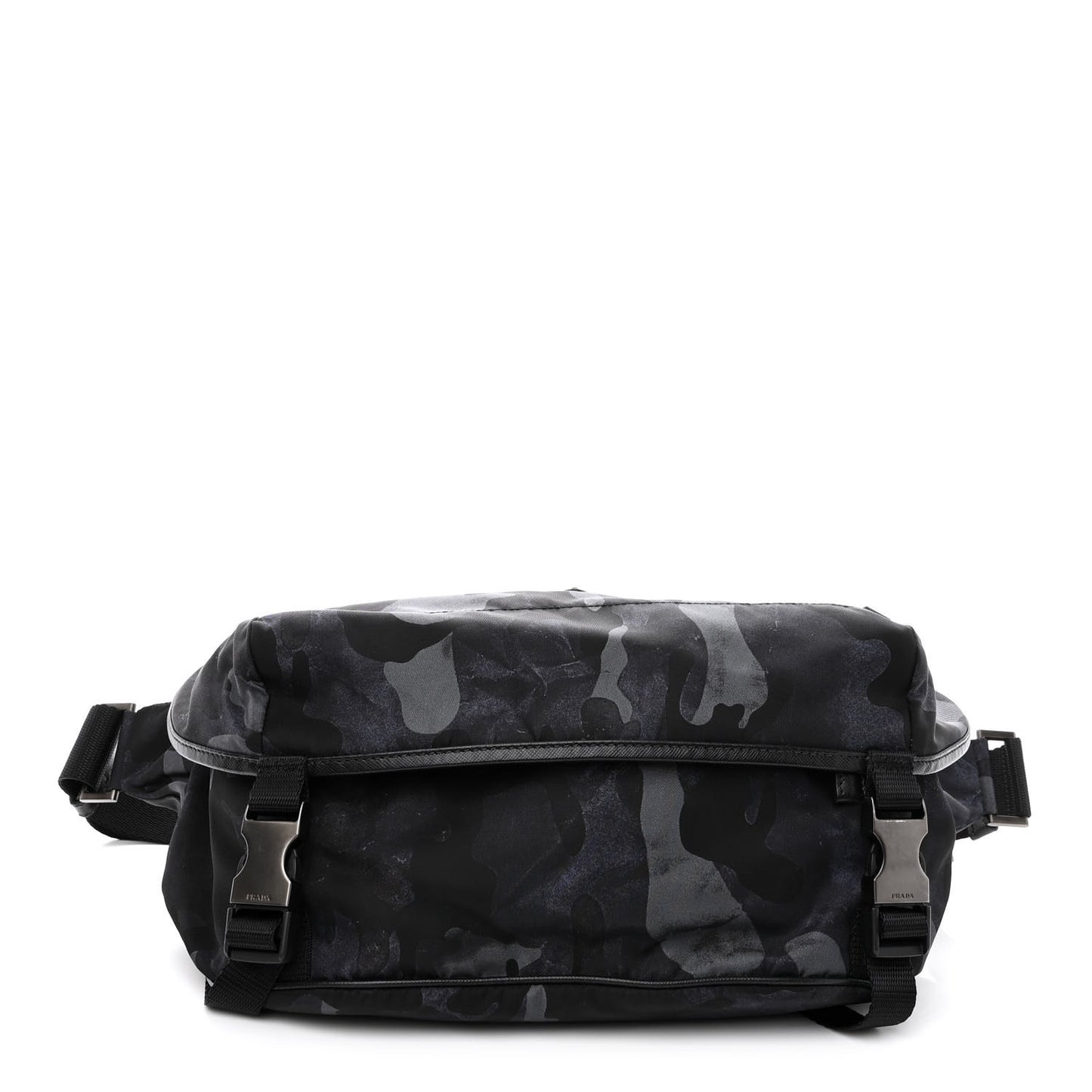 Tessuto Nylon Camouflage Belt Bag Blue Grey
