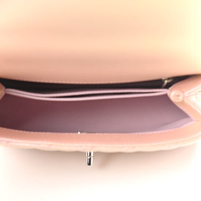 Chanel Iridescent Caviar Quilted Mini Coco Handle Flap Pink 5 of 9