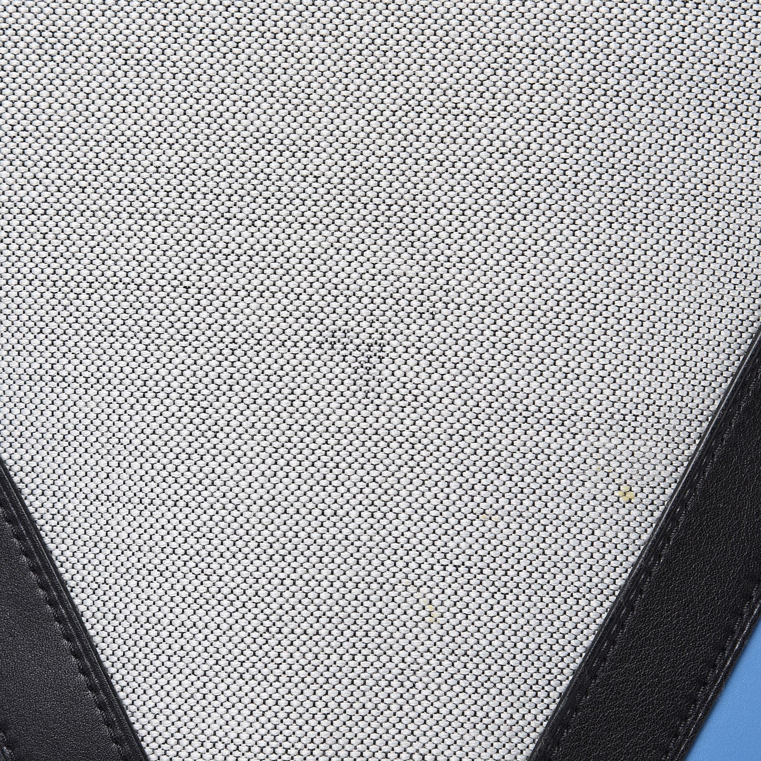 Louis Vuitton Calfskin Canvas V Hobo PM Bleuet Black 12 of 13