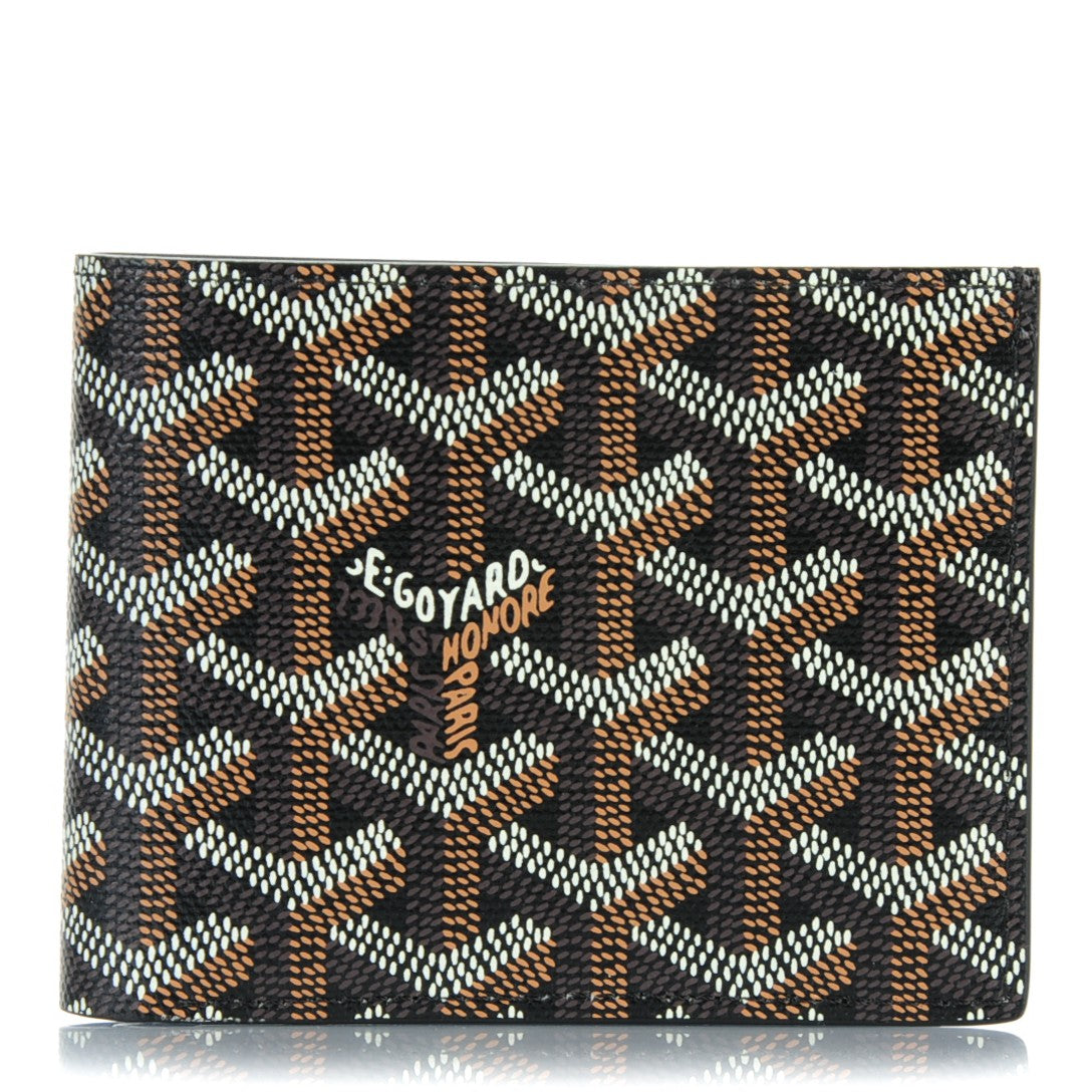 Goyardine Bi-Fold Wallet Black