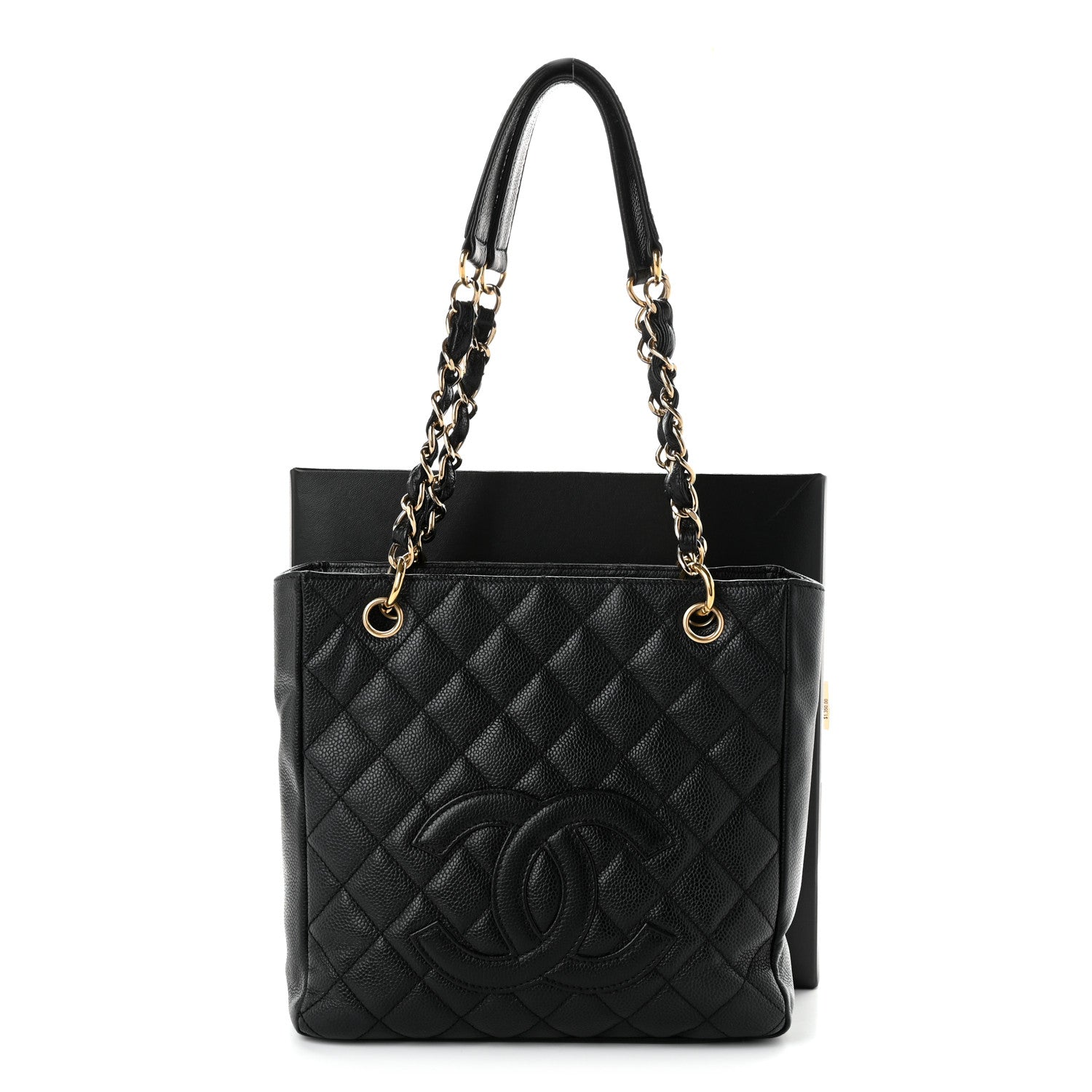 Chanel Caviar Quilted Petit Shopping Tote PST Black 11 of 11