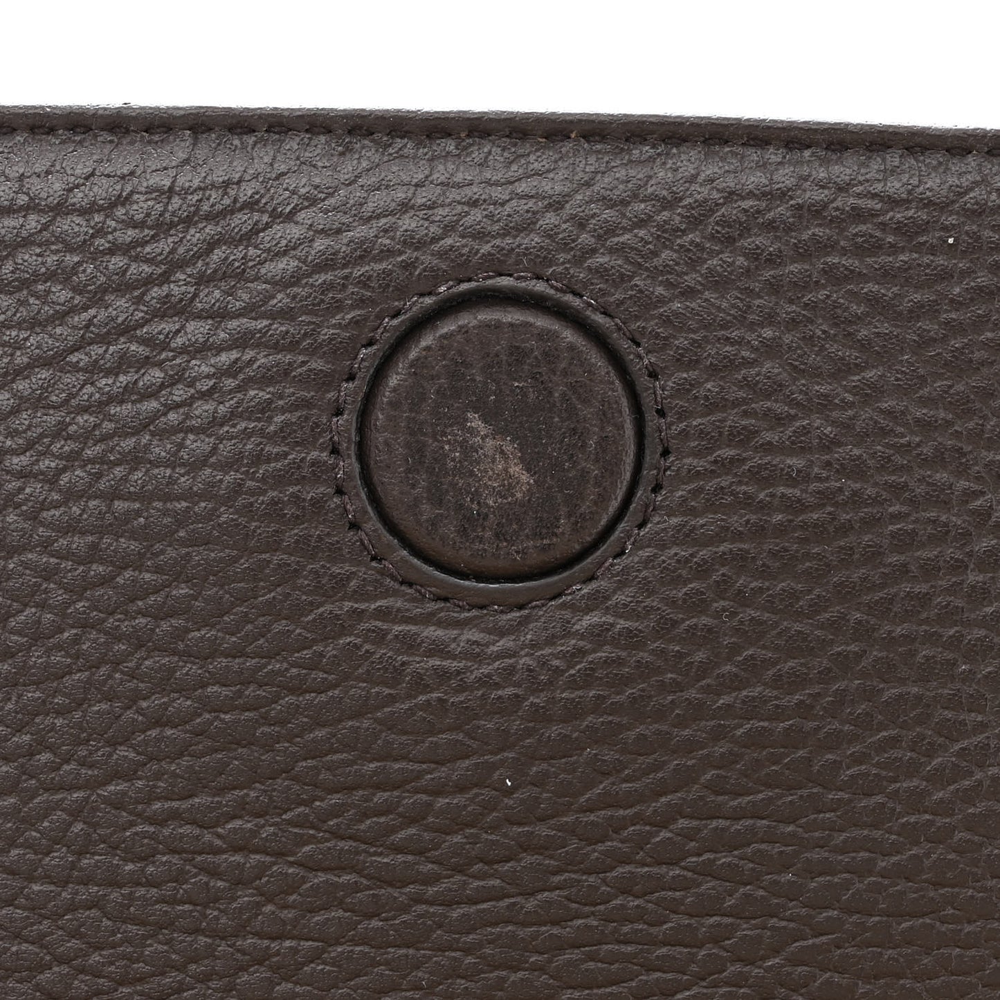 Monogram Flap Messenger Bag Beige Dark Brown
