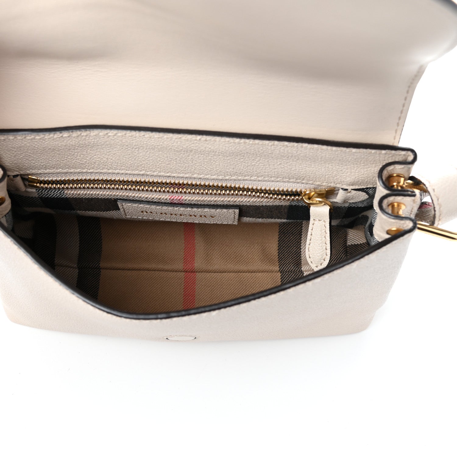 Burberry Soft Grain Calfskin Small Medley Crossbody Limestone 5 of 9