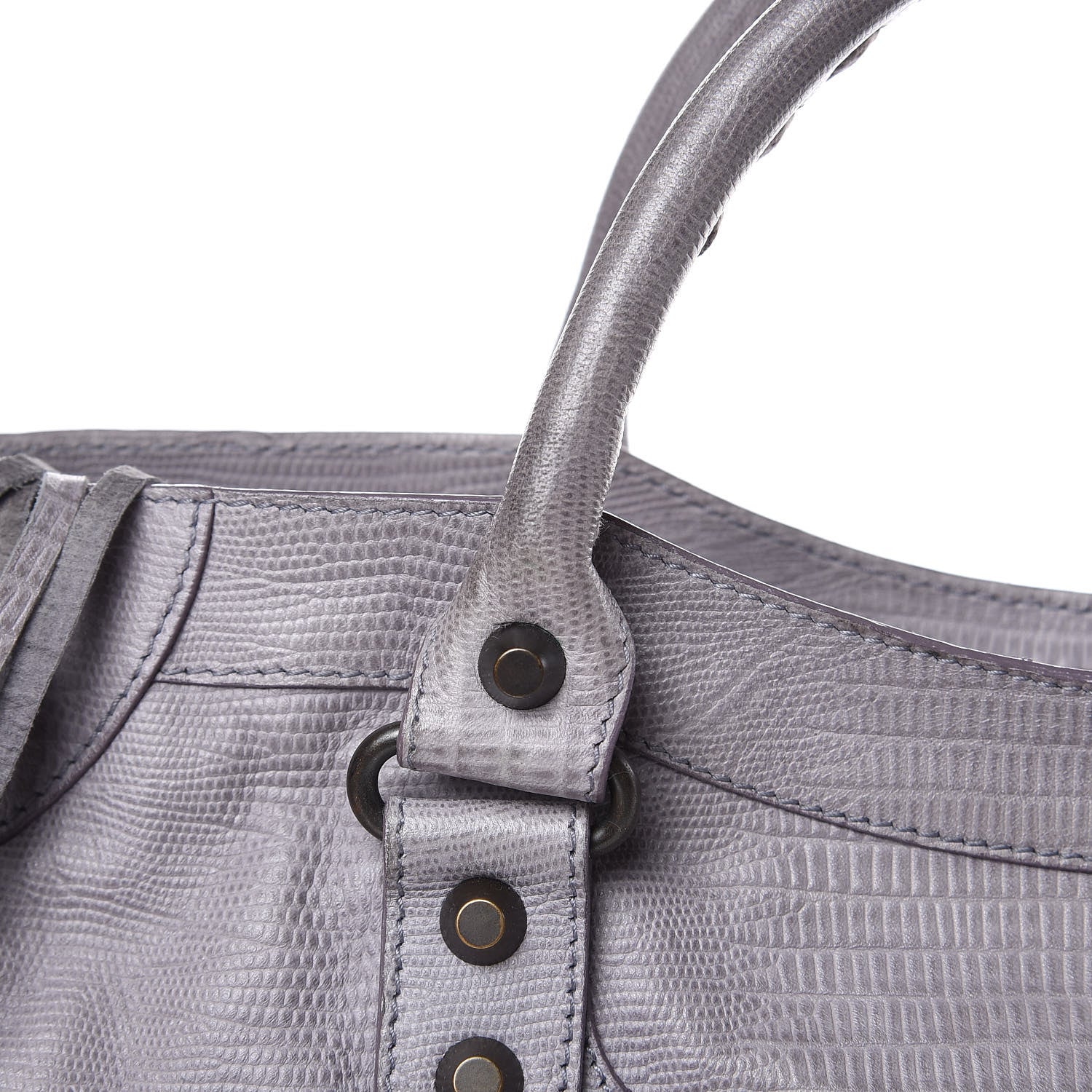 Balenciaga Agneau Lizard Embossed City Fer 12 of 12