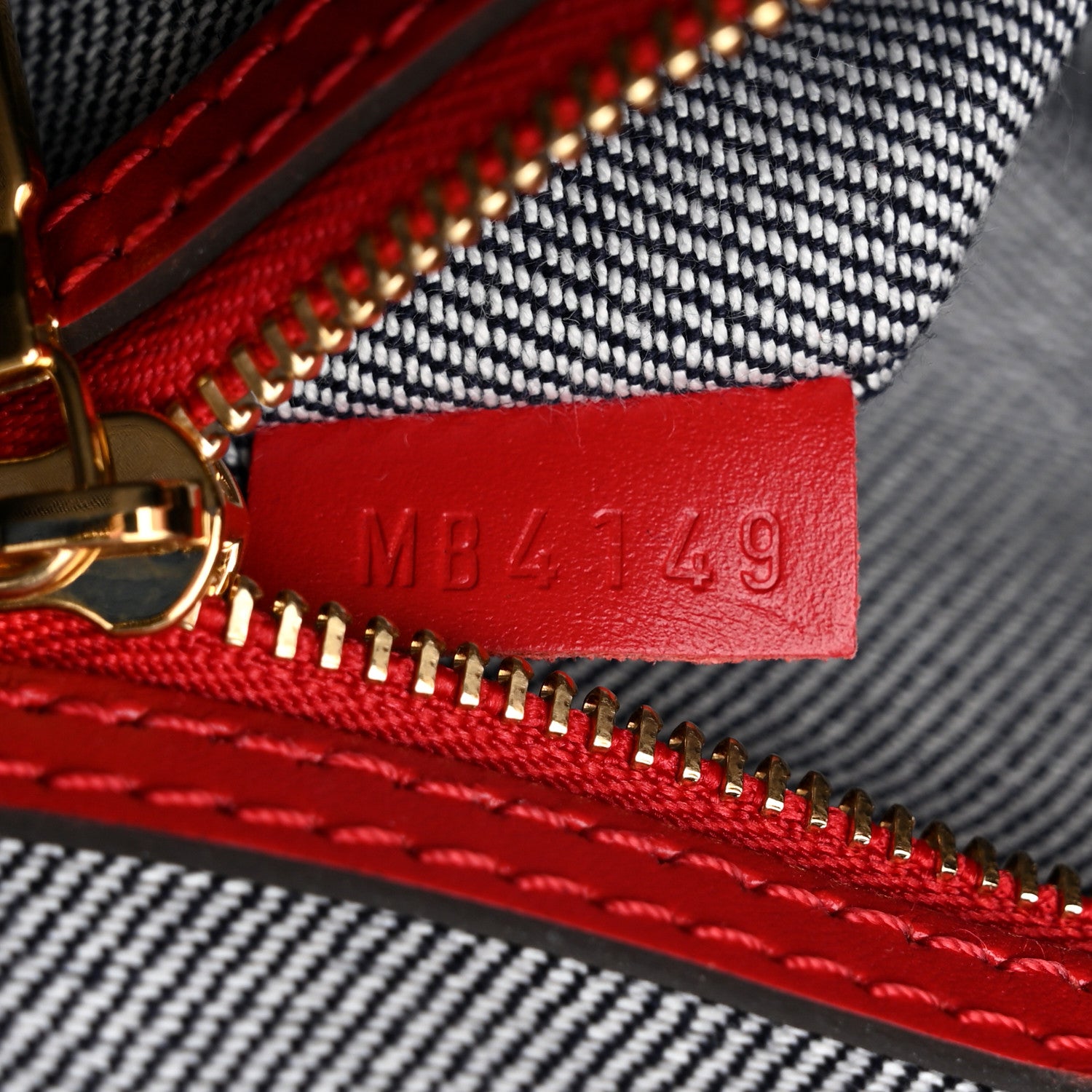 Louis Vuitton Denim Damier Monogram Patchwork Speedy Bandouliere 30 Blue Rouge 7 of 10