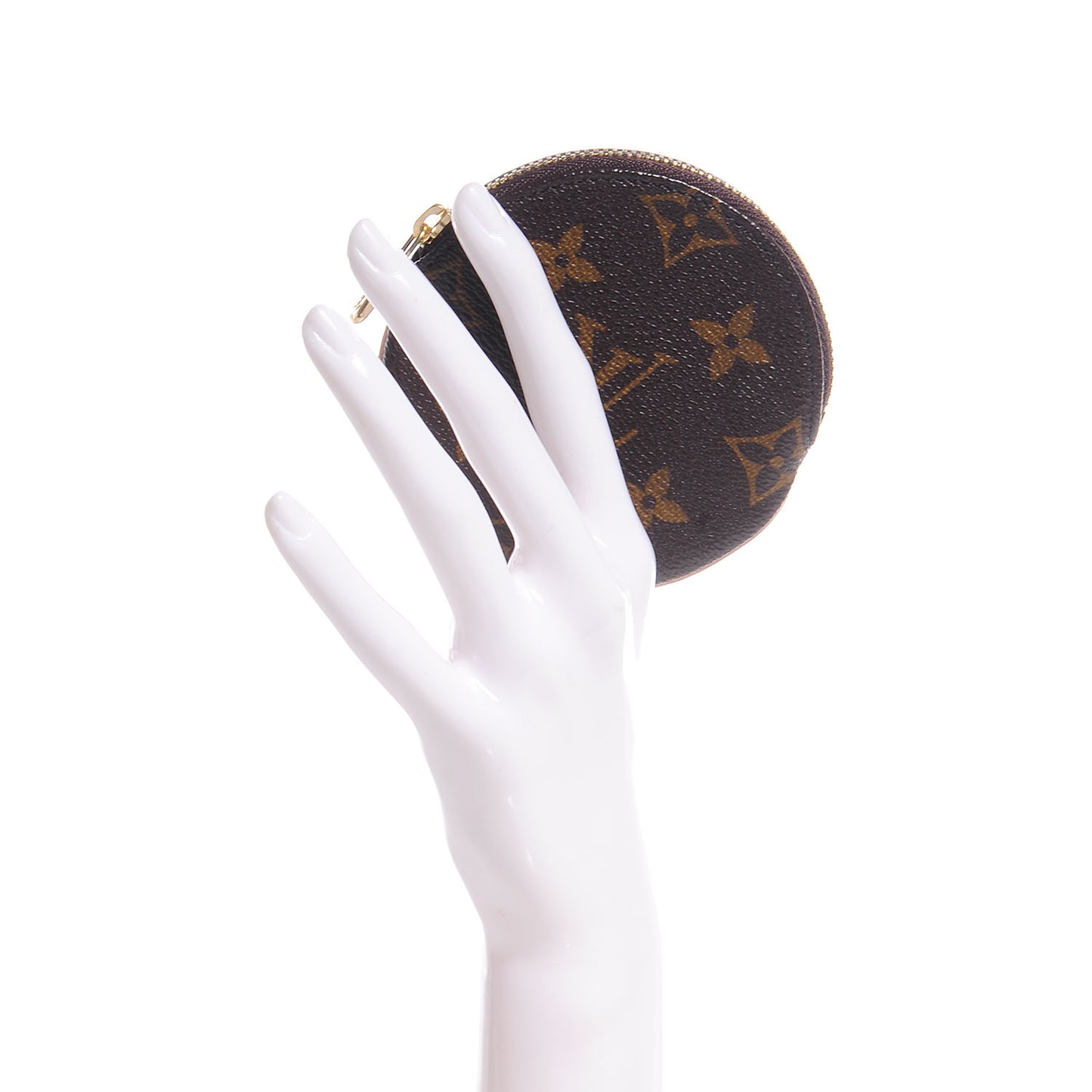 Monogram Round Coin Purse