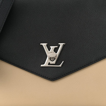 Louis Vuitton Soft Calfskin My Lockme Top Handle Vanille Black 9 of 13